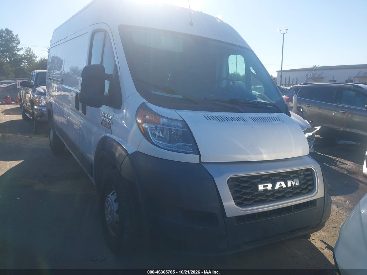 2019 RAM PROMASTER 2500 HIGH ROOF 159 WB