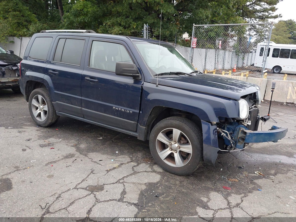 2017 JEEP PATRIOT HIGH ALTITUDE 4X4