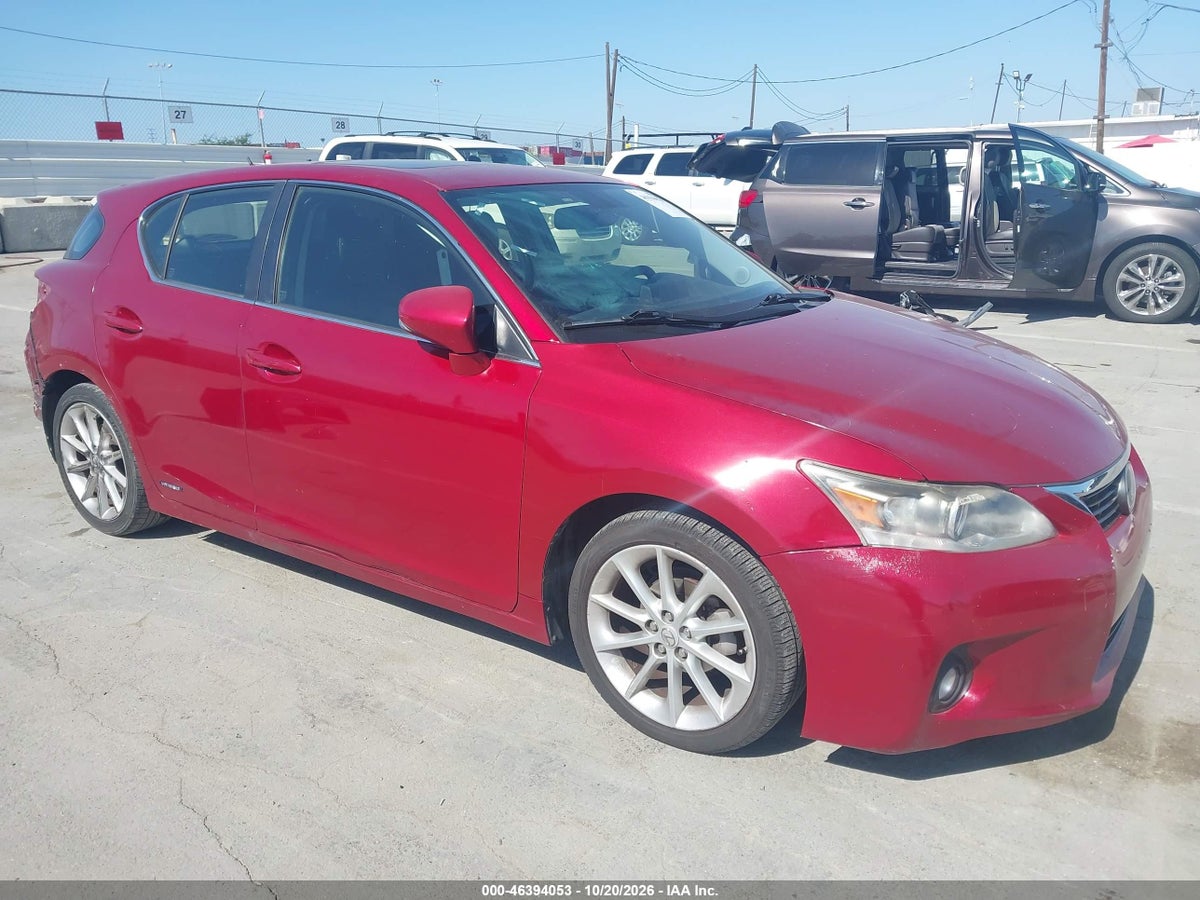 2012 LEXUS CT 200H PREMIUM