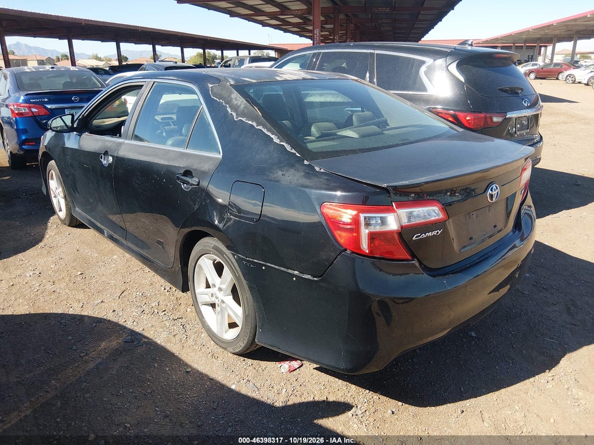 2012 TOYOTA CAMRY SE — снимка 3