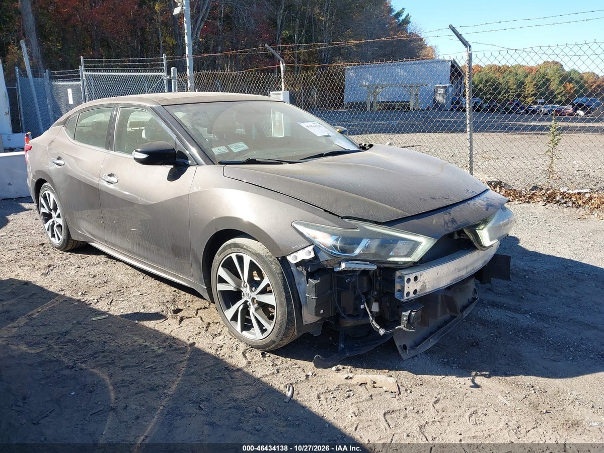 2016 NISSAN MAXIMA 3.5S/SV/SL/SR/PLAT