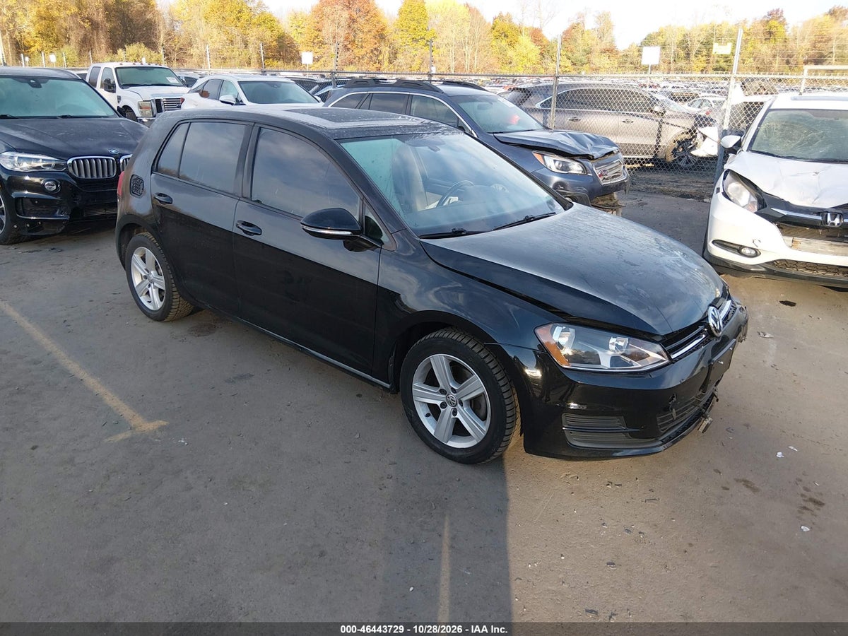 2017 VOLKSWAGEN GOLF TSI S 4-DOOR/TSI SE 4-DOOR/TSI SEL 4-DOOR/TSI WOLFSBURG EDITION 4-DOOR