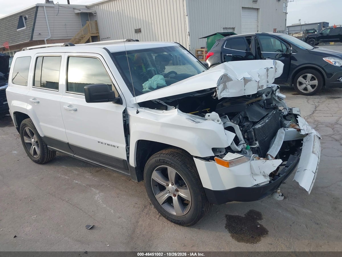 2017 JEEP PATRIOT HIGH ALTITUDE 4X4