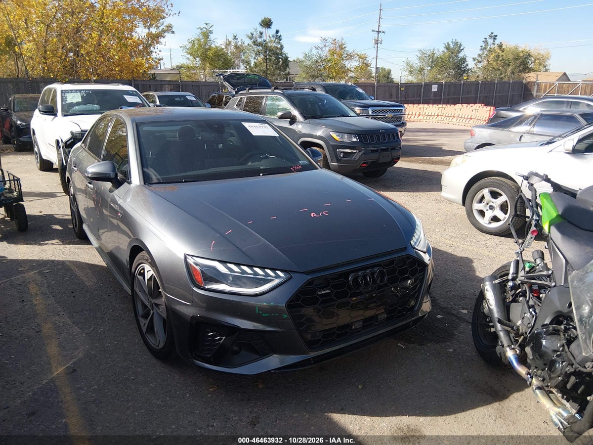2021 AUDI A4 PREMIUM PLUS 45 TFSI S LINE QUATTRO S TRONIC