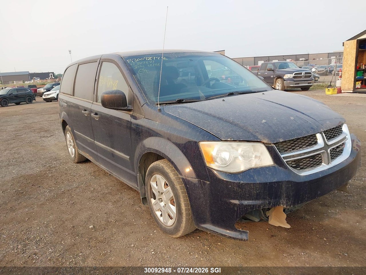 2012 DODGE GRAND CARAVAN SE thumbnail 2