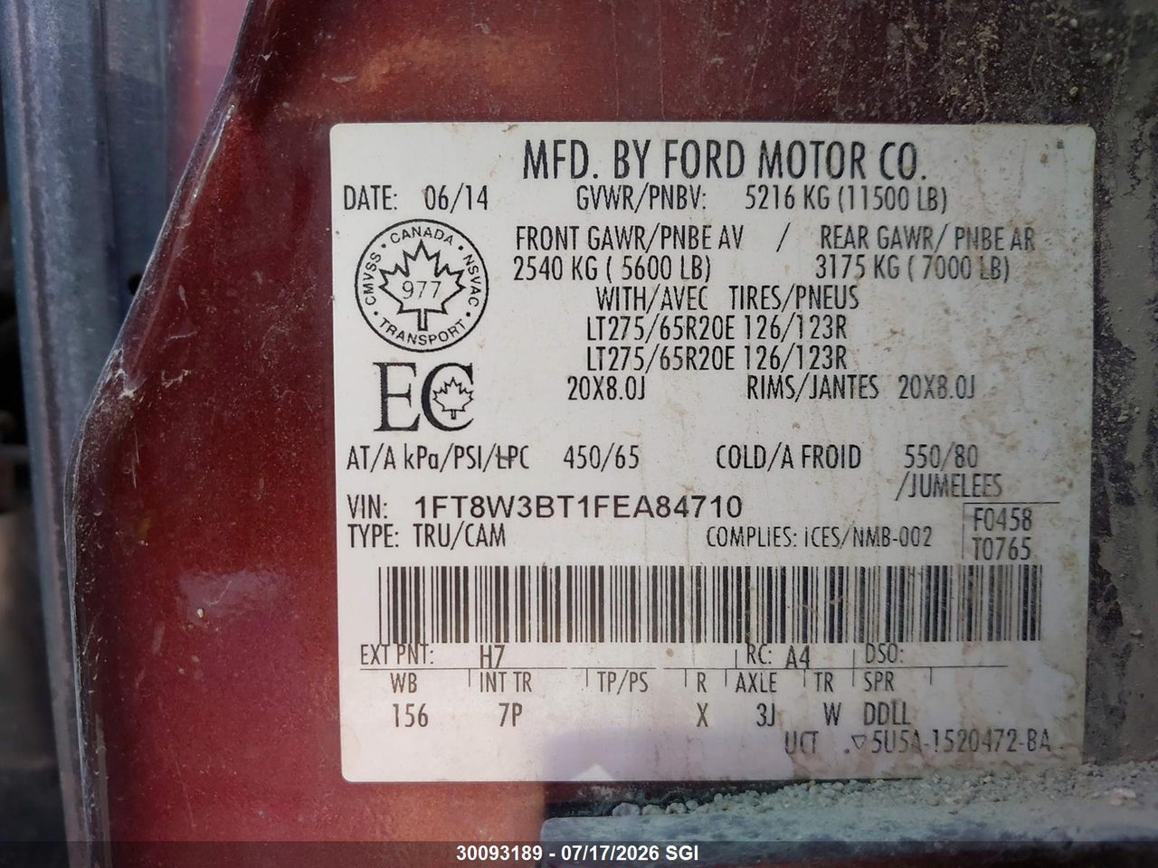 2015 FORD F350 SUPER DUTY thumbnail 10