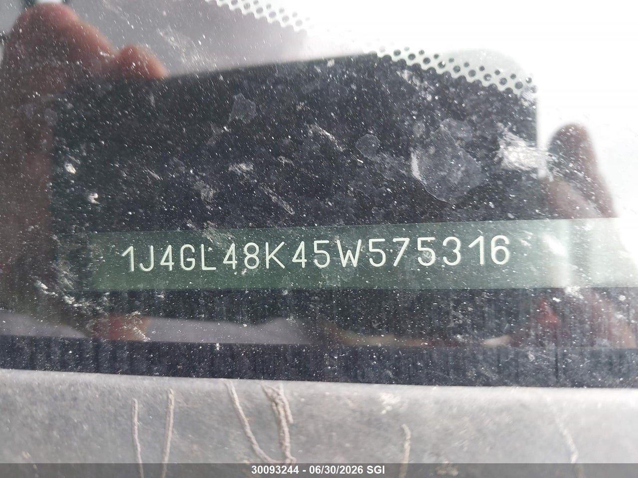 2005 JEEP LIBERTY SPORT thumbnail 10