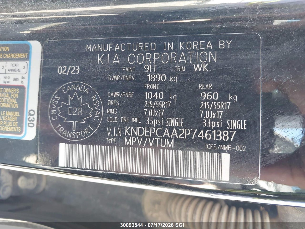 2023 KIA SELTOS LX thumbnail 10