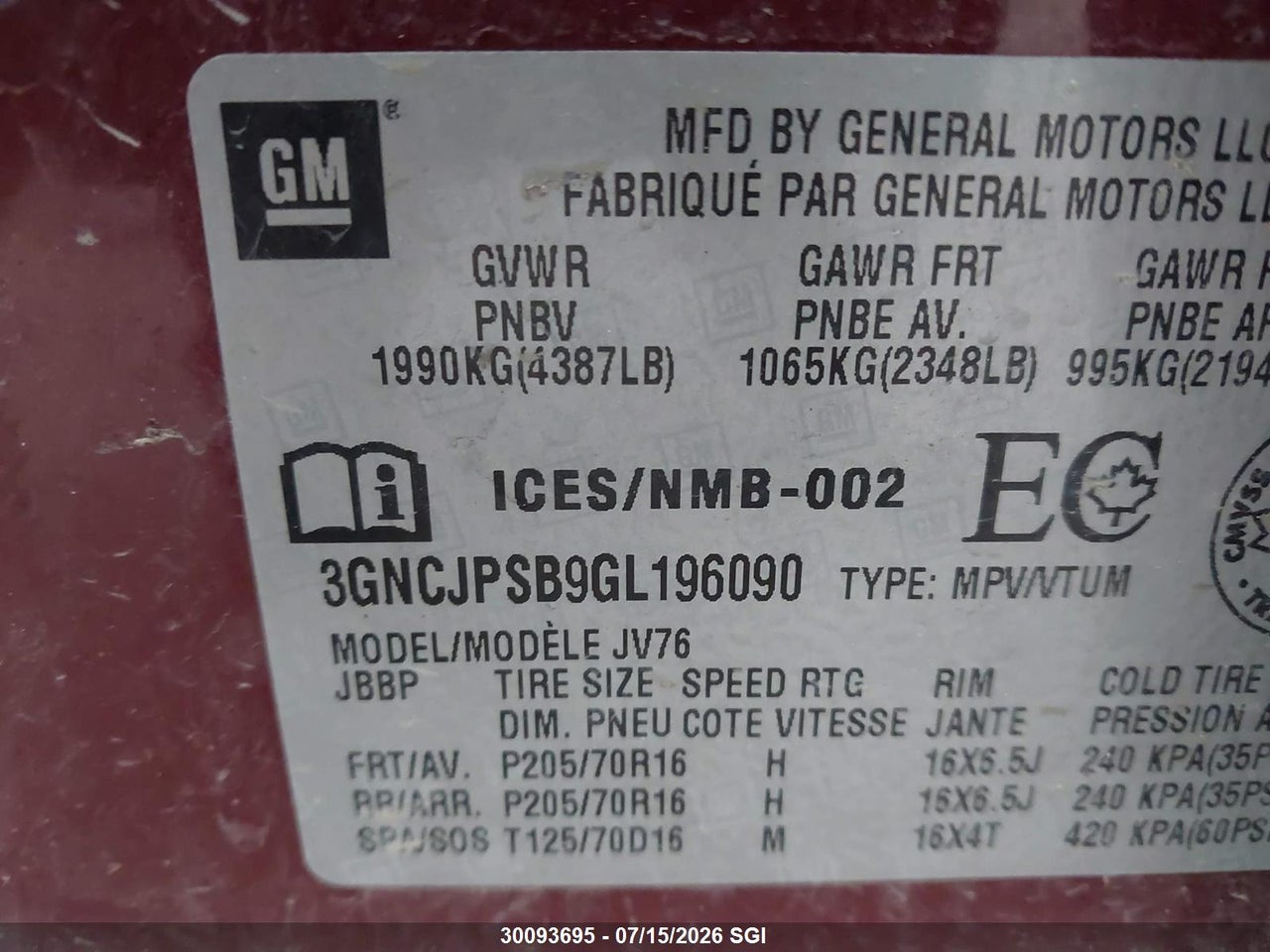 2016 CHEVROLET TRAX 1LT thumbnail 10