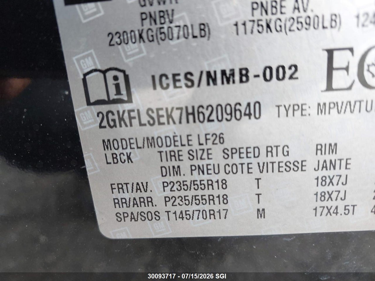 2017 GMC TERRAIN SLE thumbnail 10