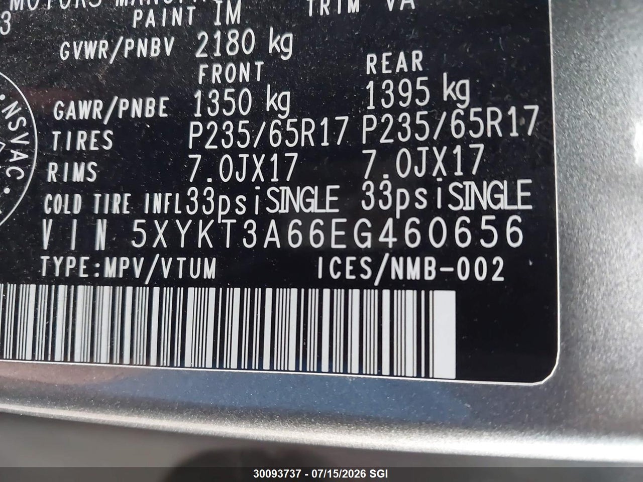 2014 KIA SORENTO LX thumbnail 10