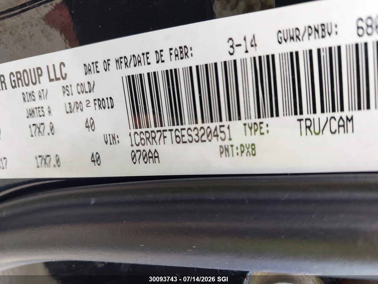 2014 RAM 1500 ST thumbnail 10