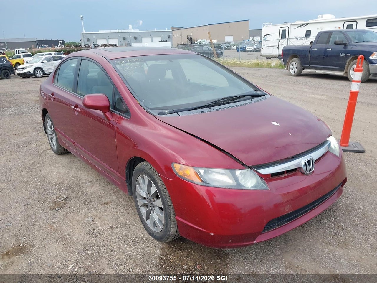 2008 HONDA CIVIC LX thumbnail 2