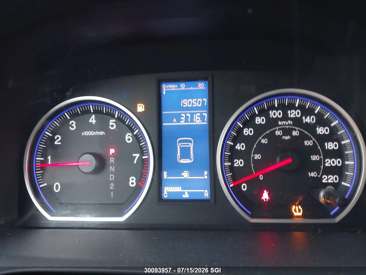2010 HONDA CR-V LX thumbnail 8