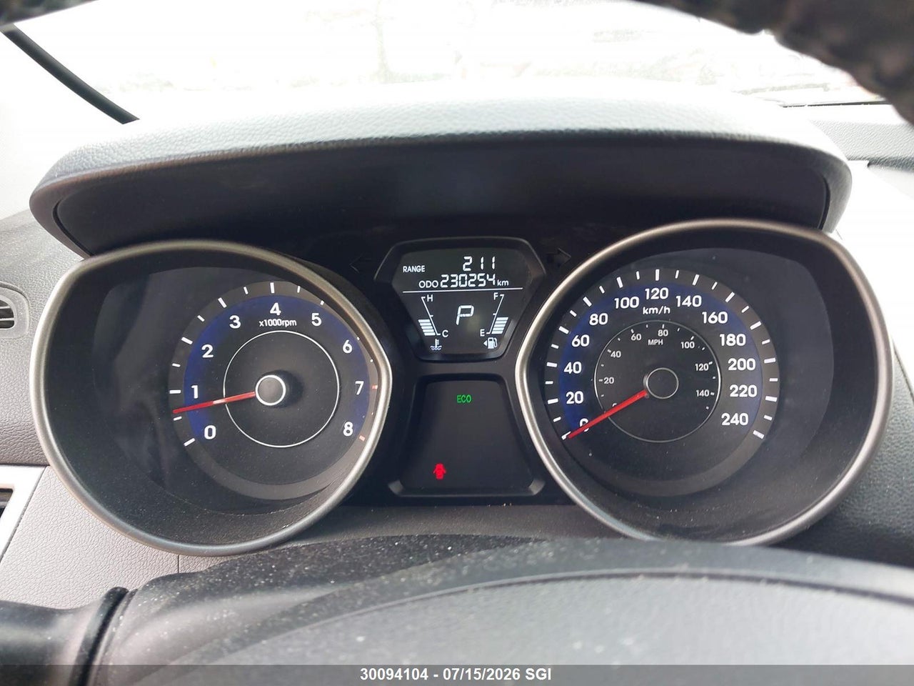 2013 HYUNDAI ELANTRA GLS thumbnail 8
