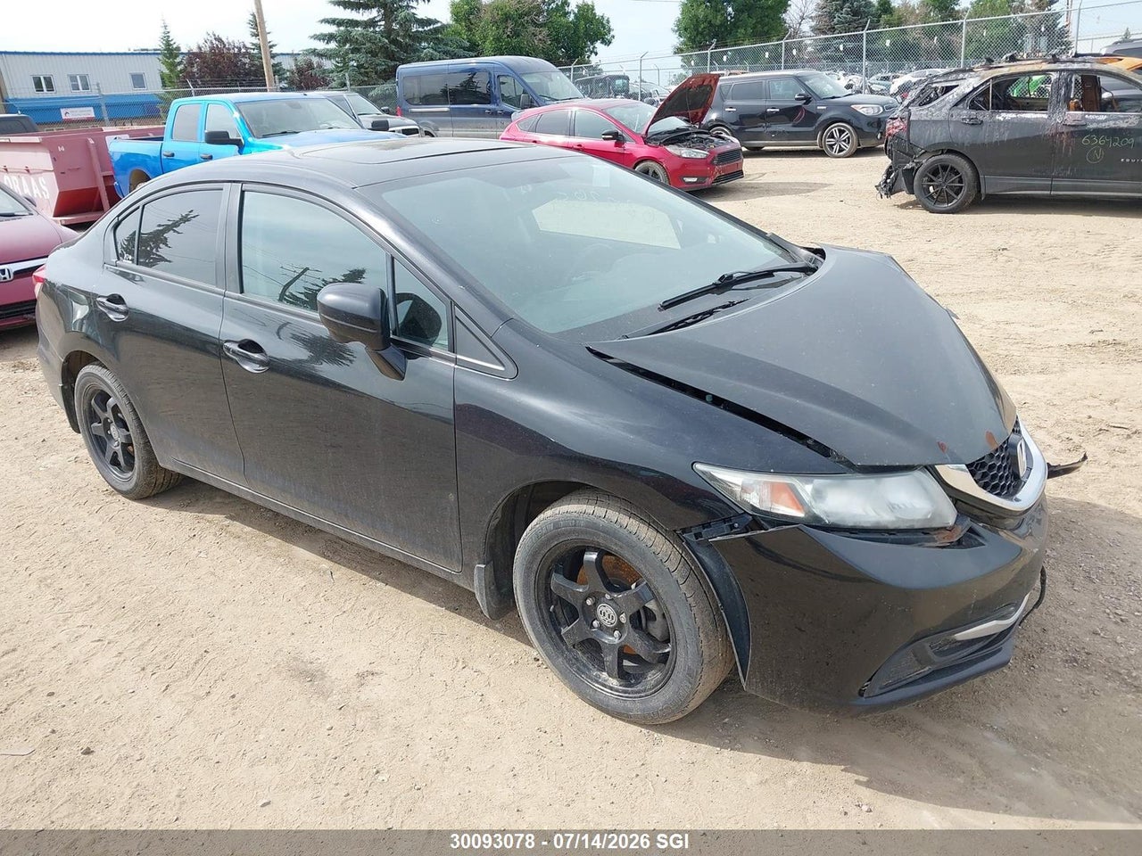 2015 HONDA CIVIC LX thumbnail 2