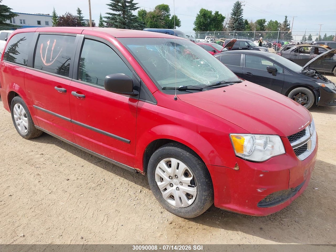 2013 DODGE GRAND CARAVAN SE thumbnail 2