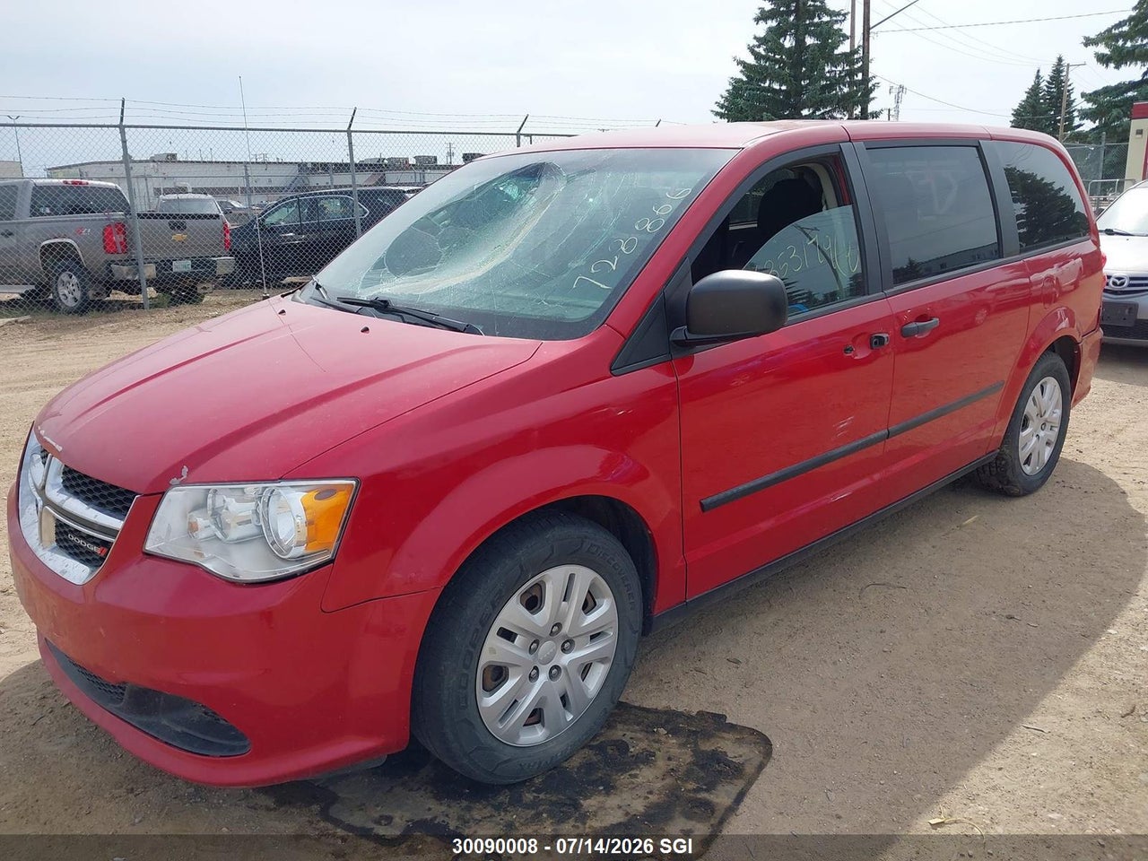 2013 DODGE GRAND CARAVAN SE thumbnail 3