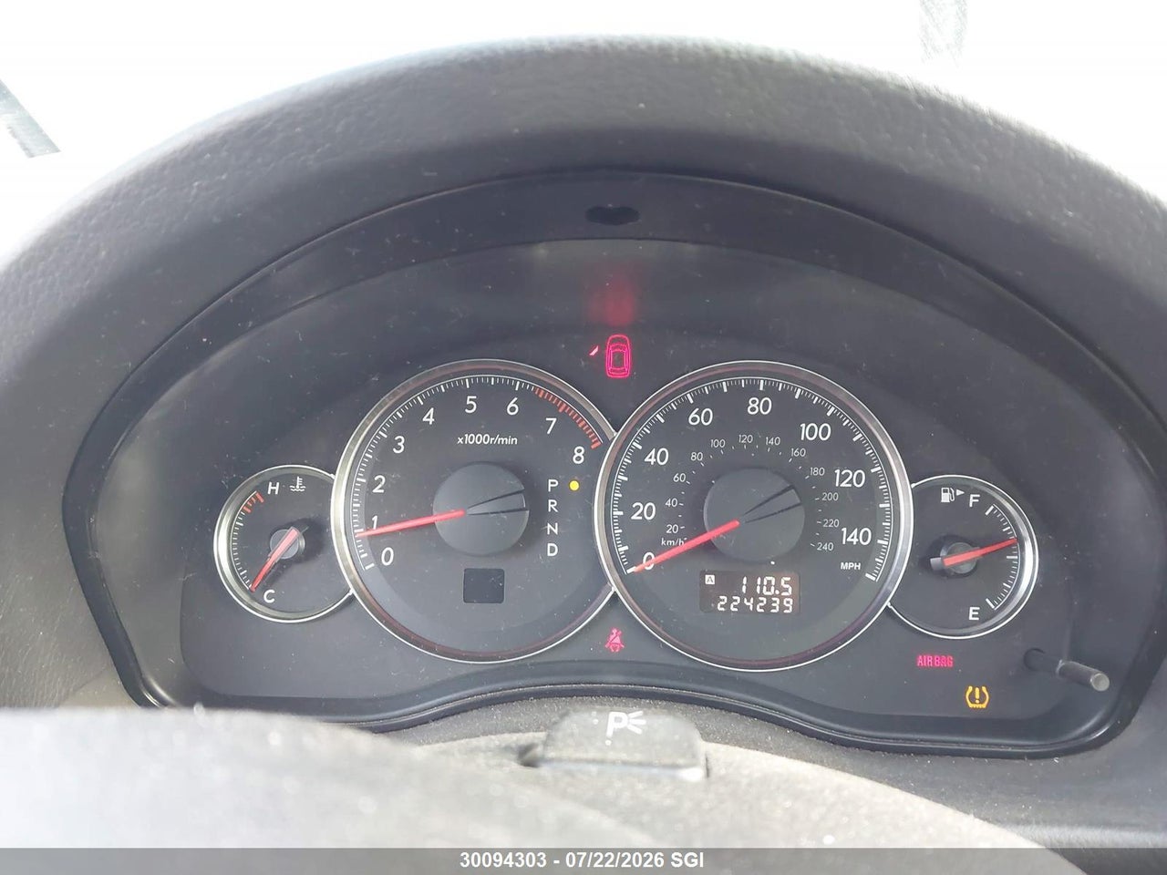2008 SUBARU OUTBACK 2.5I LIMITED thumbnail 8