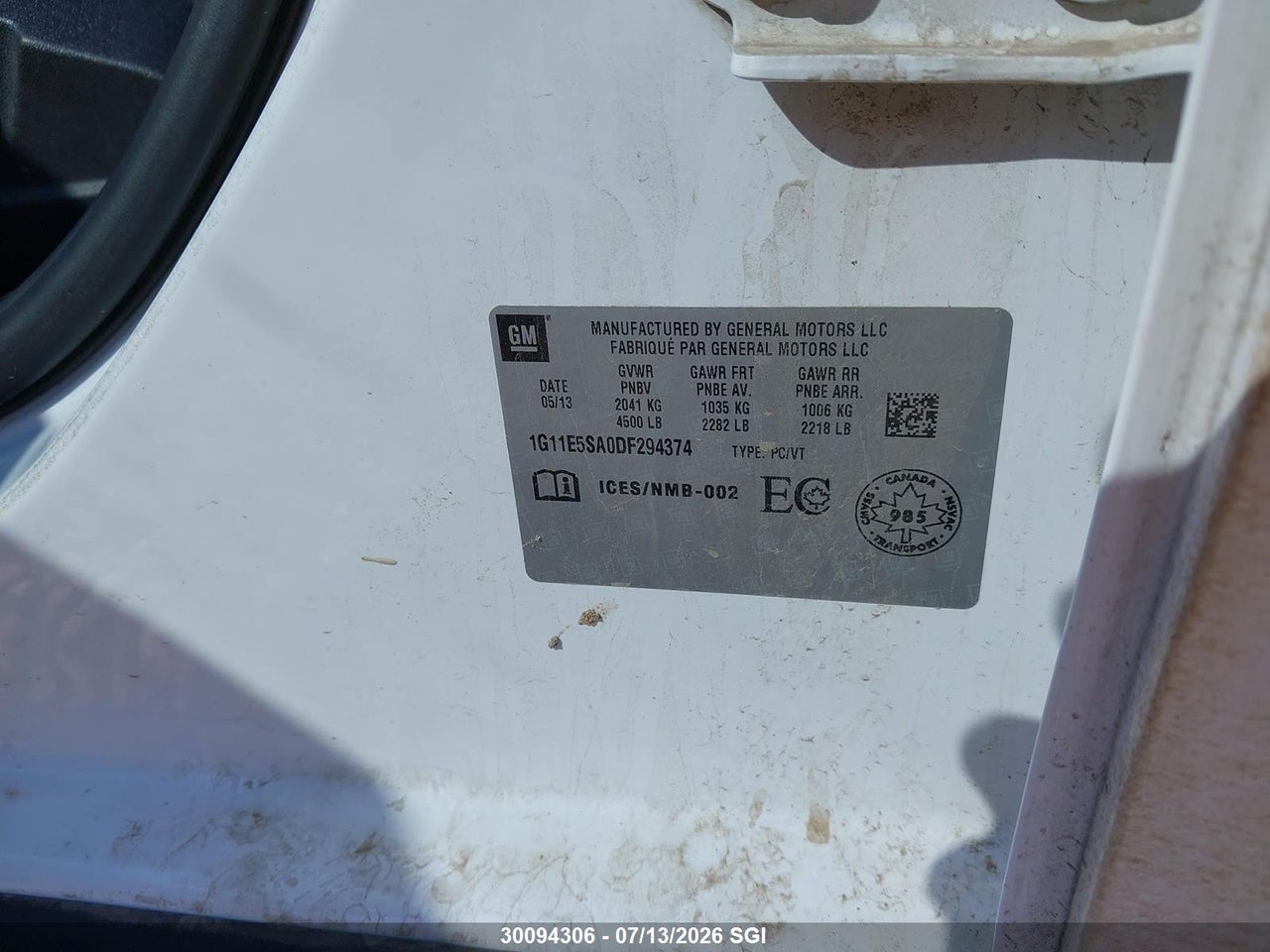 2013 CHEVROLET MALIBU 2LT thumbnail 10