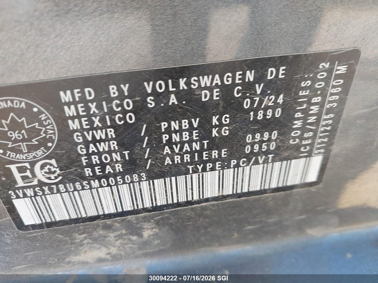 2025 VOLKSWAGEN JETTA COMFORTLINE thumbnail 10