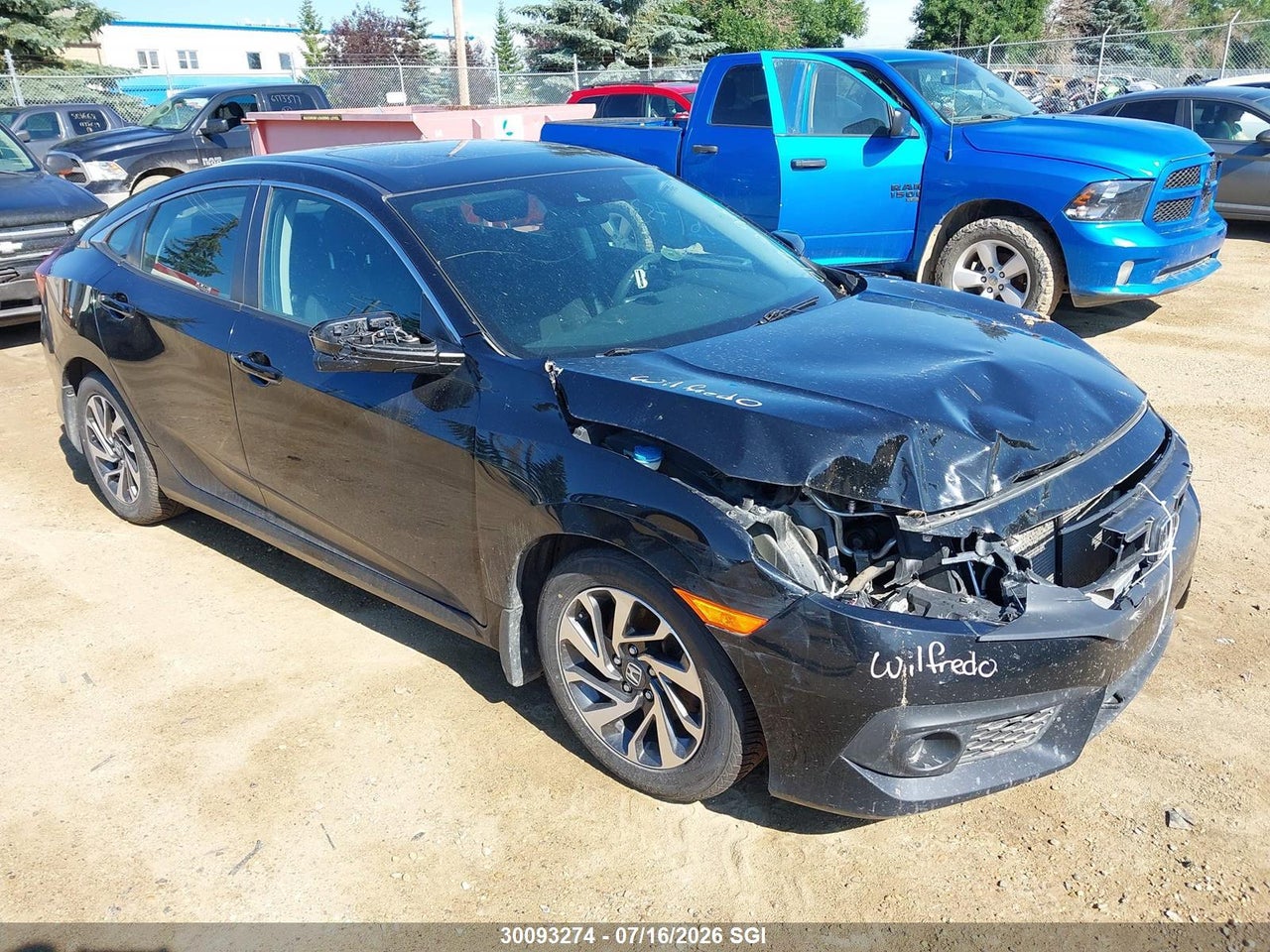 2017 HONDA CIVIC EX thumbnail 2