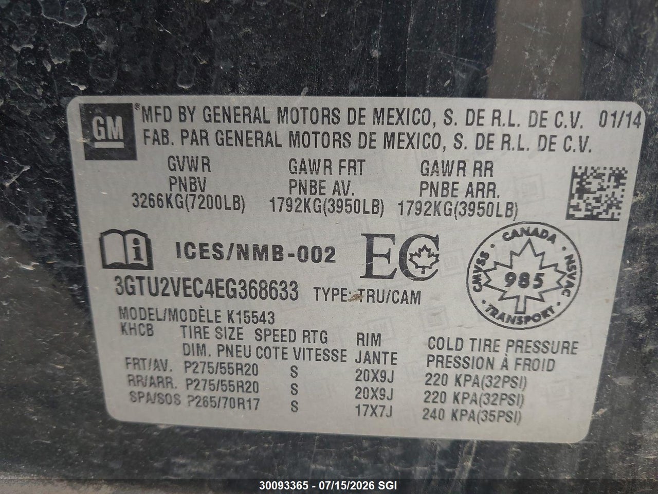 2014 GMC SIERRA K1500 SLT thumbnail 10