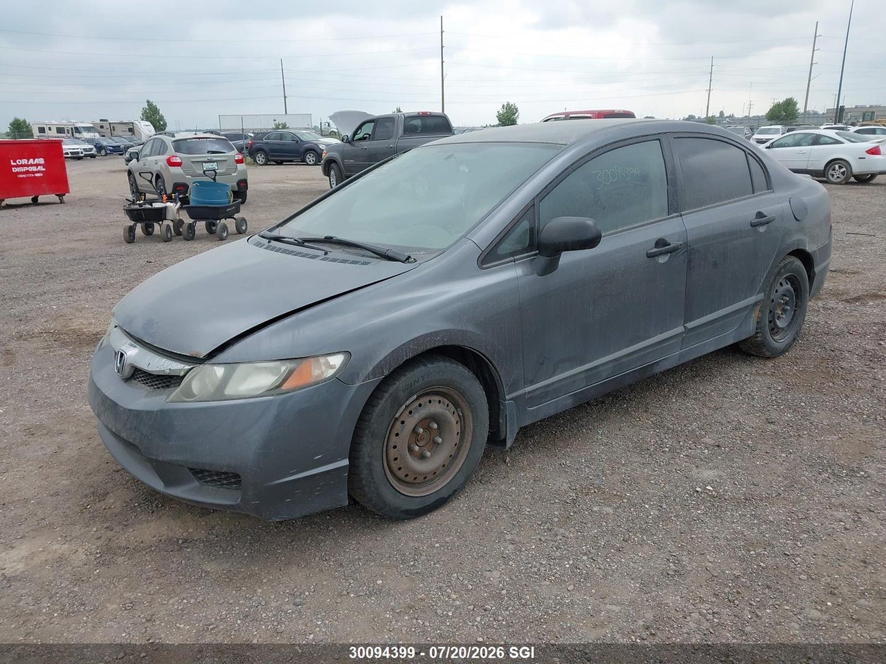 2009 HONDA CIVIC DX thumbnail 3