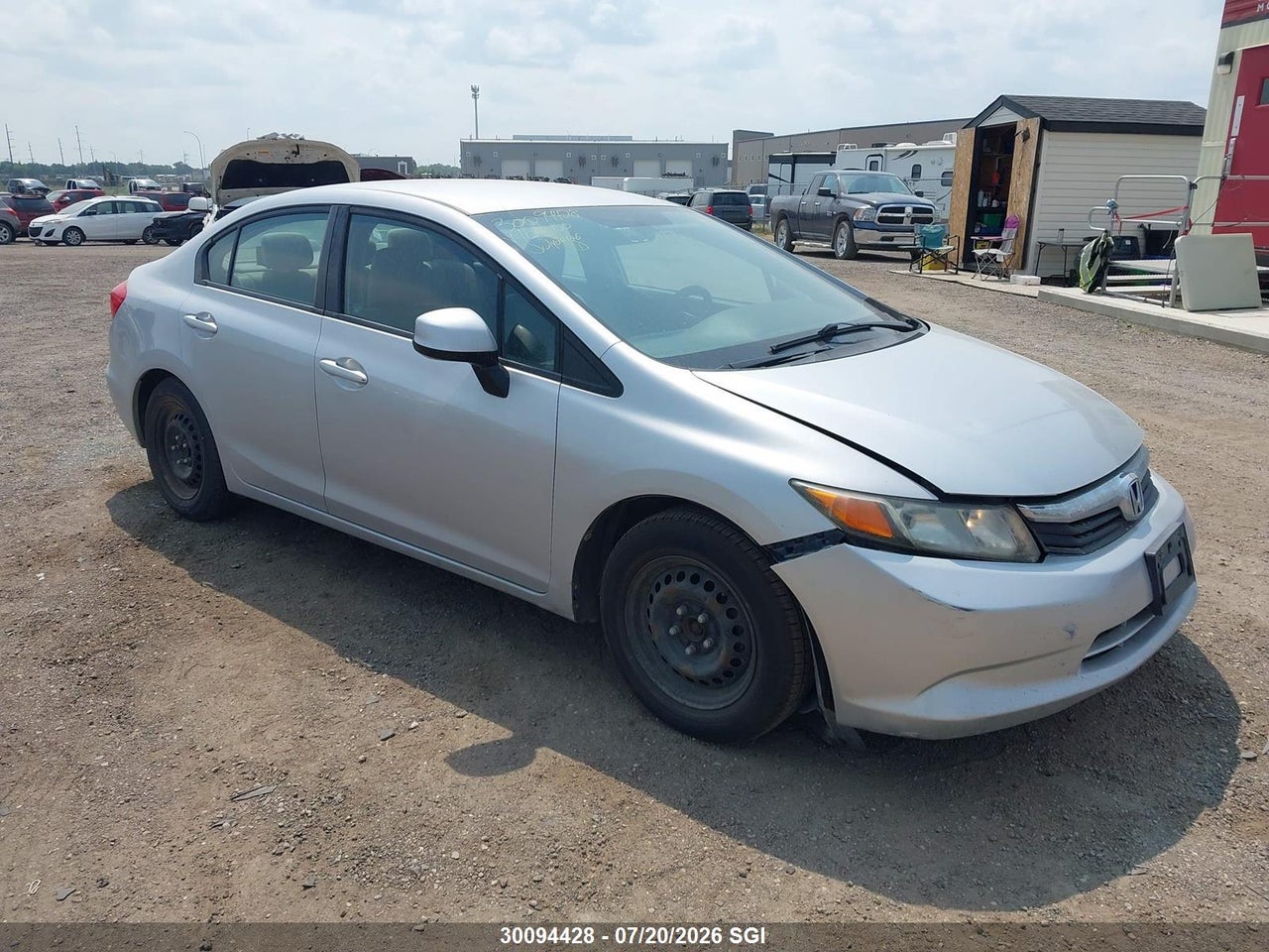 2012 HONDA CIVIC LX thumbnail 2