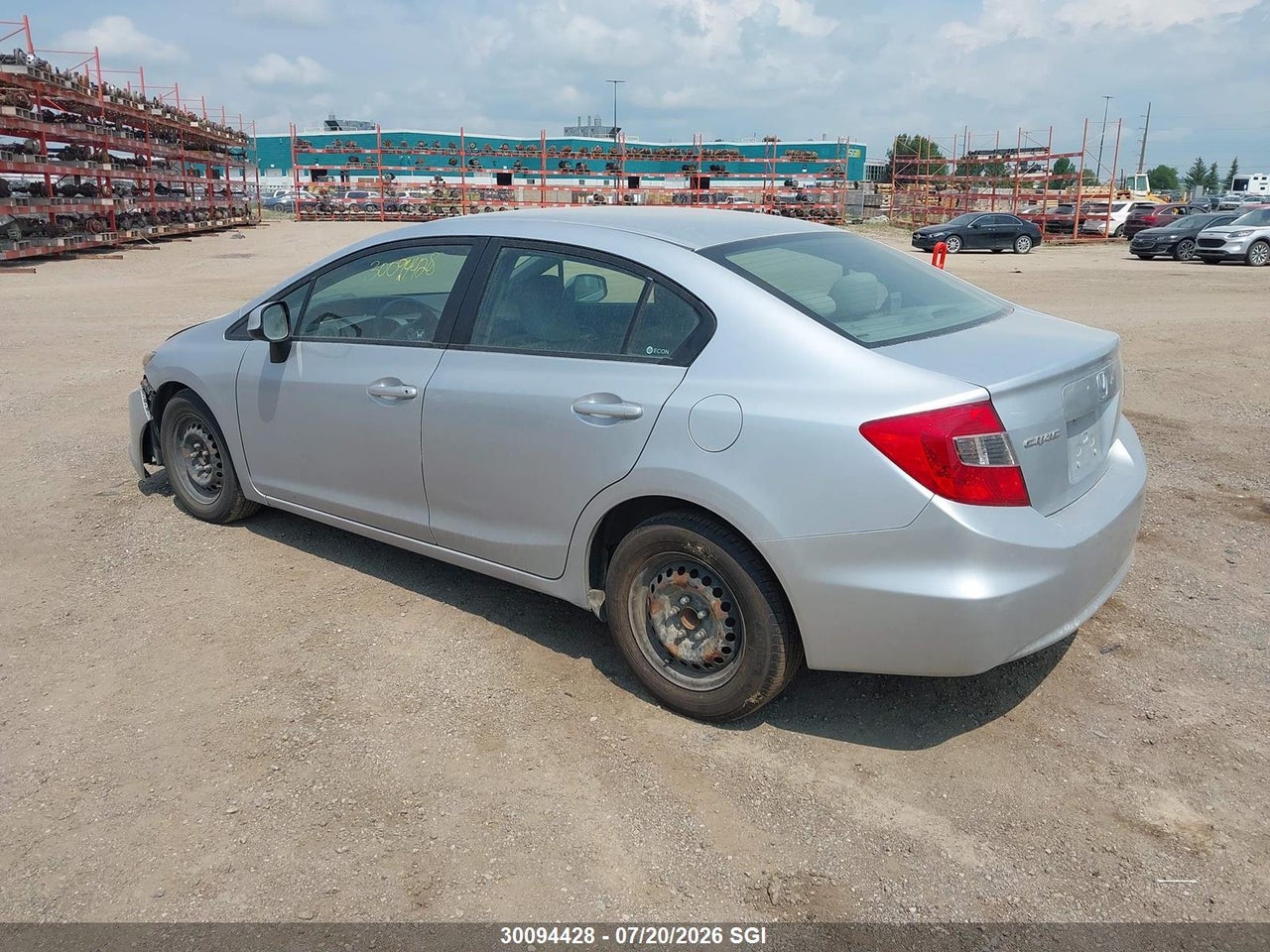 2012 HONDA CIVIC LX thumbnail 4