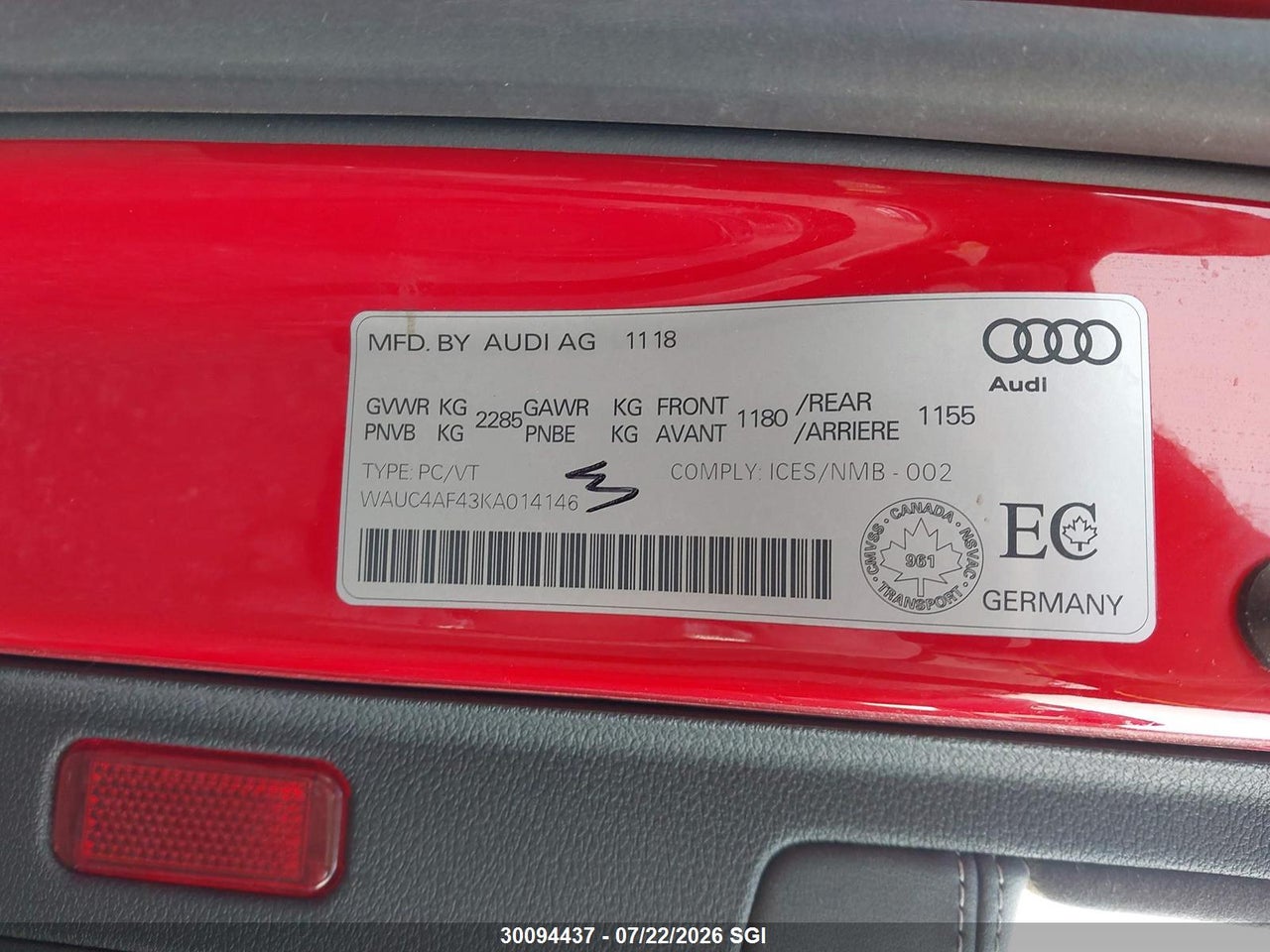 2019 AUDI S4 PRESTIGE thumbnail 10