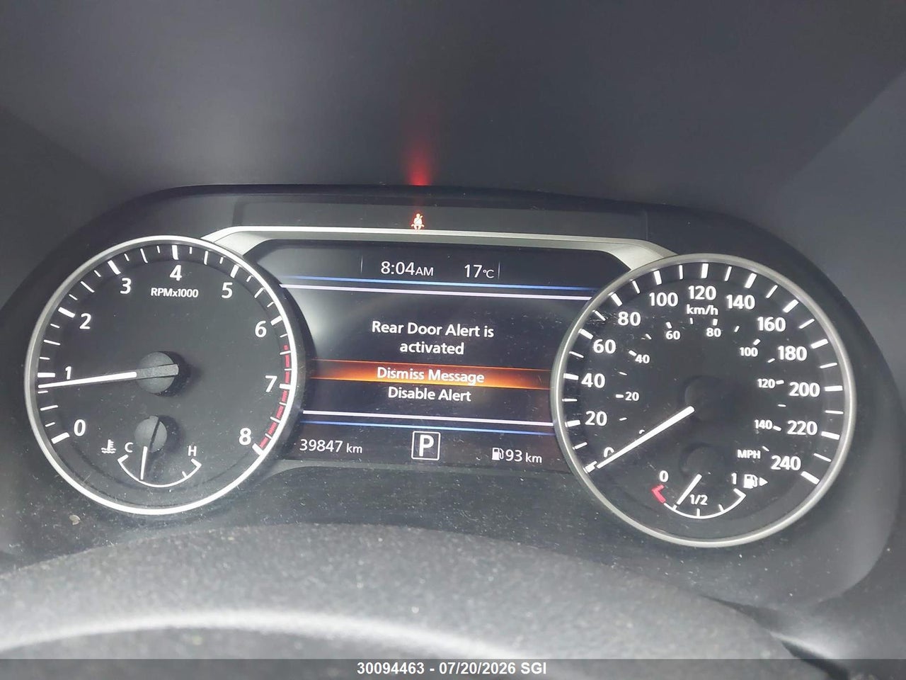 2020 NISSAN SENTRA SR thumbnail 8