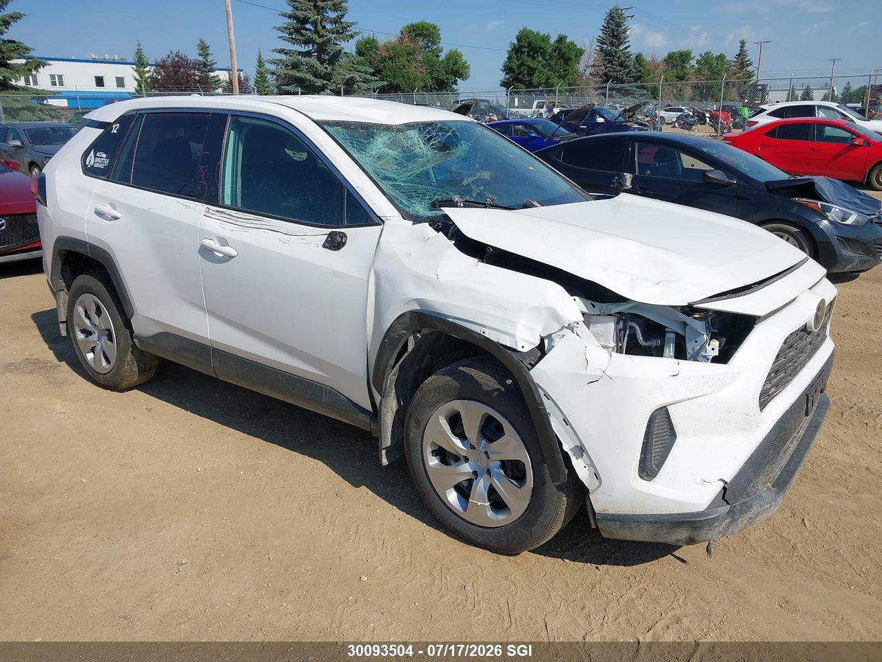 2022 TOYOTA RAV4 LE thumbnail 2