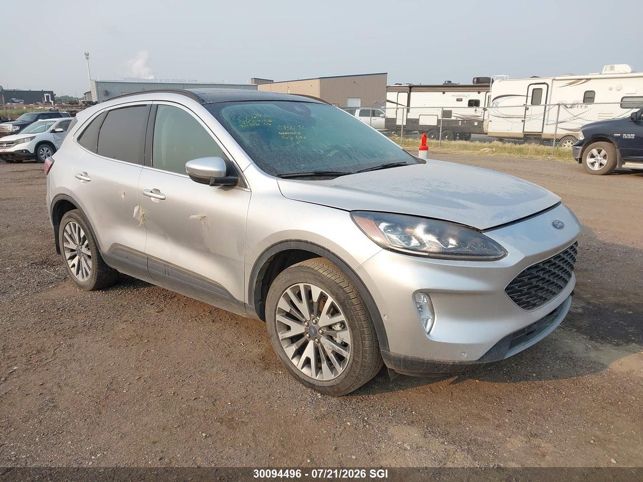 2020 FORD ESCAPE TITANIUM thumbnail 2