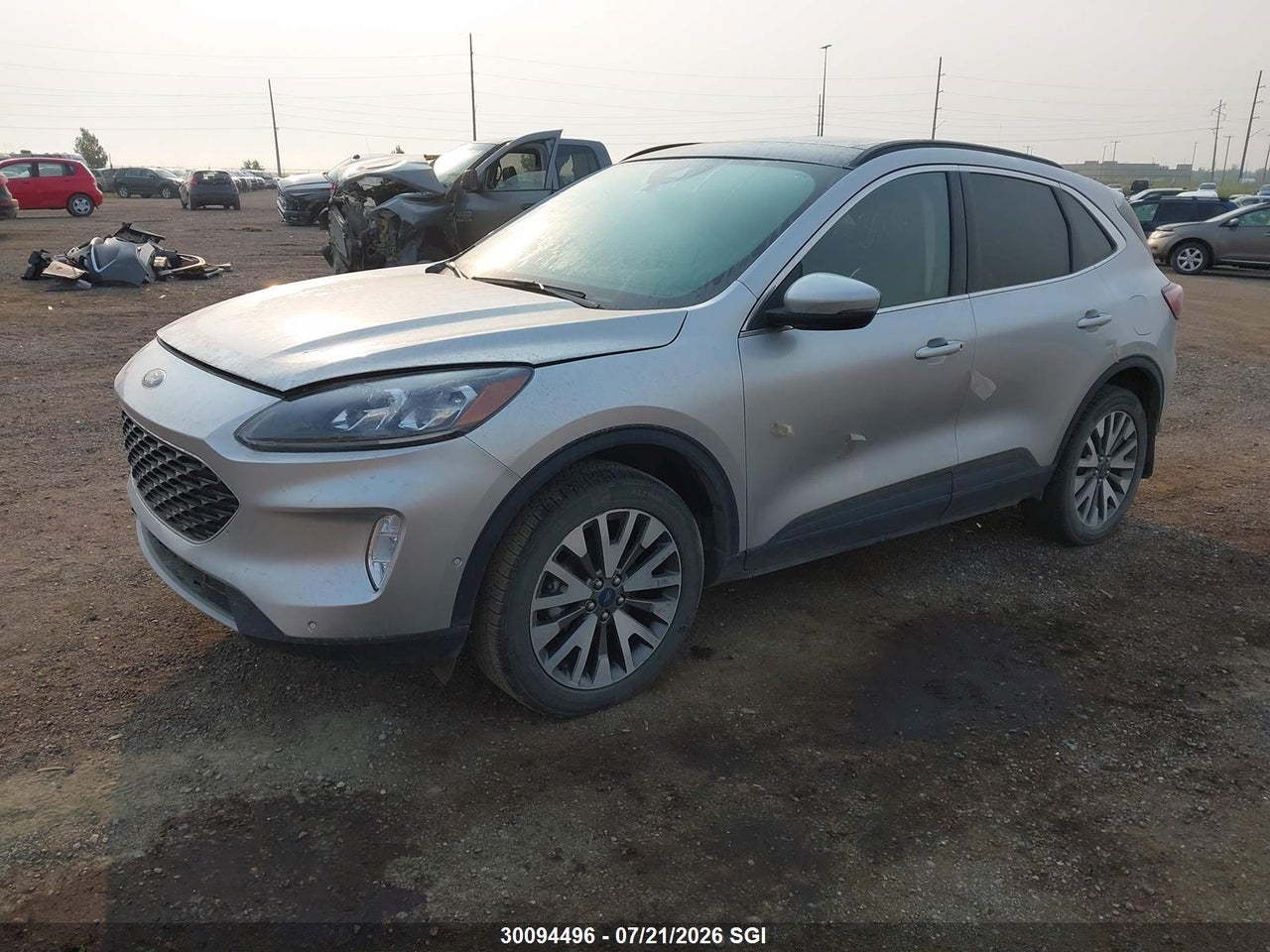 2020 FORD ESCAPE TITANIUM thumbnail 3