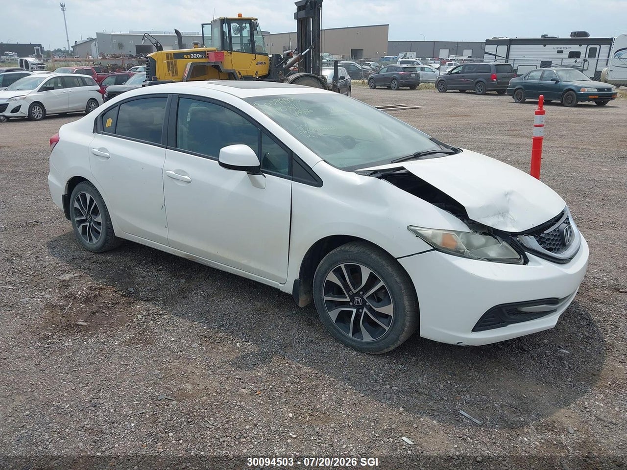 2013 HONDA CIVIC LX thumbnail 2