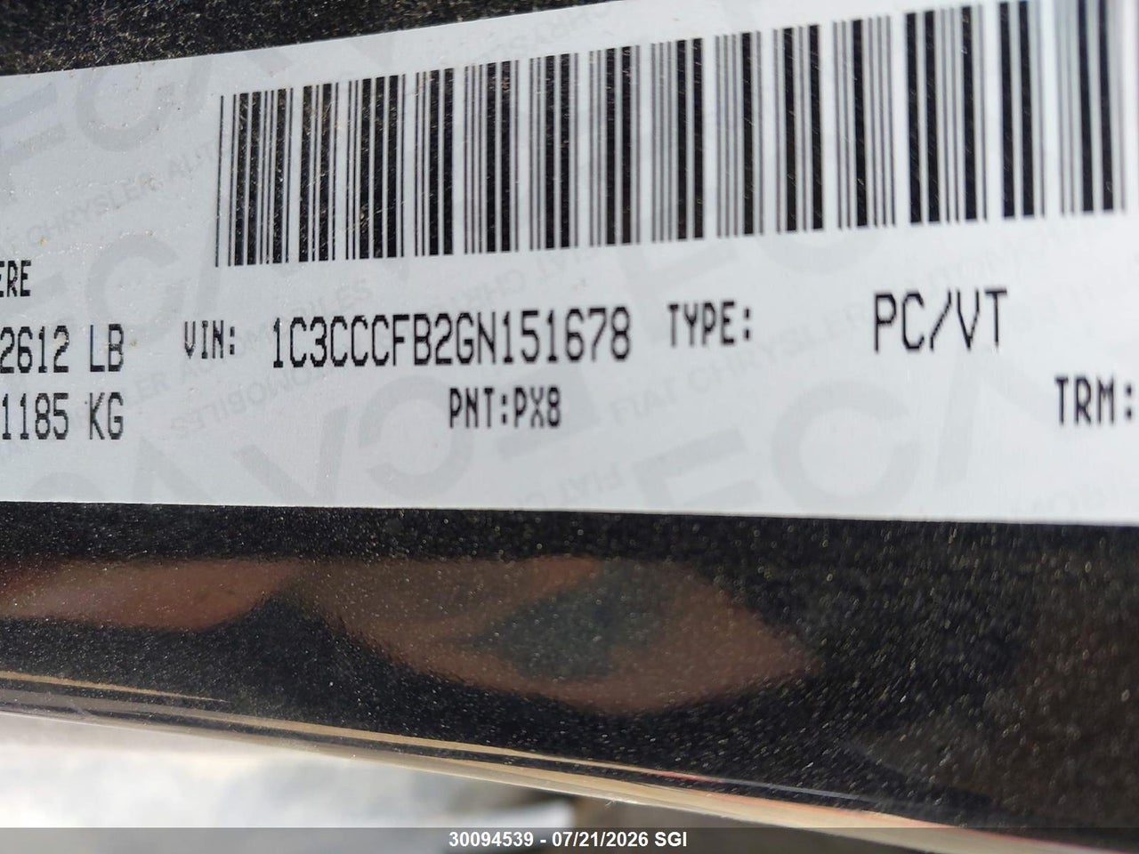 2016 CHRYSLER 200 LX thumbnail 10