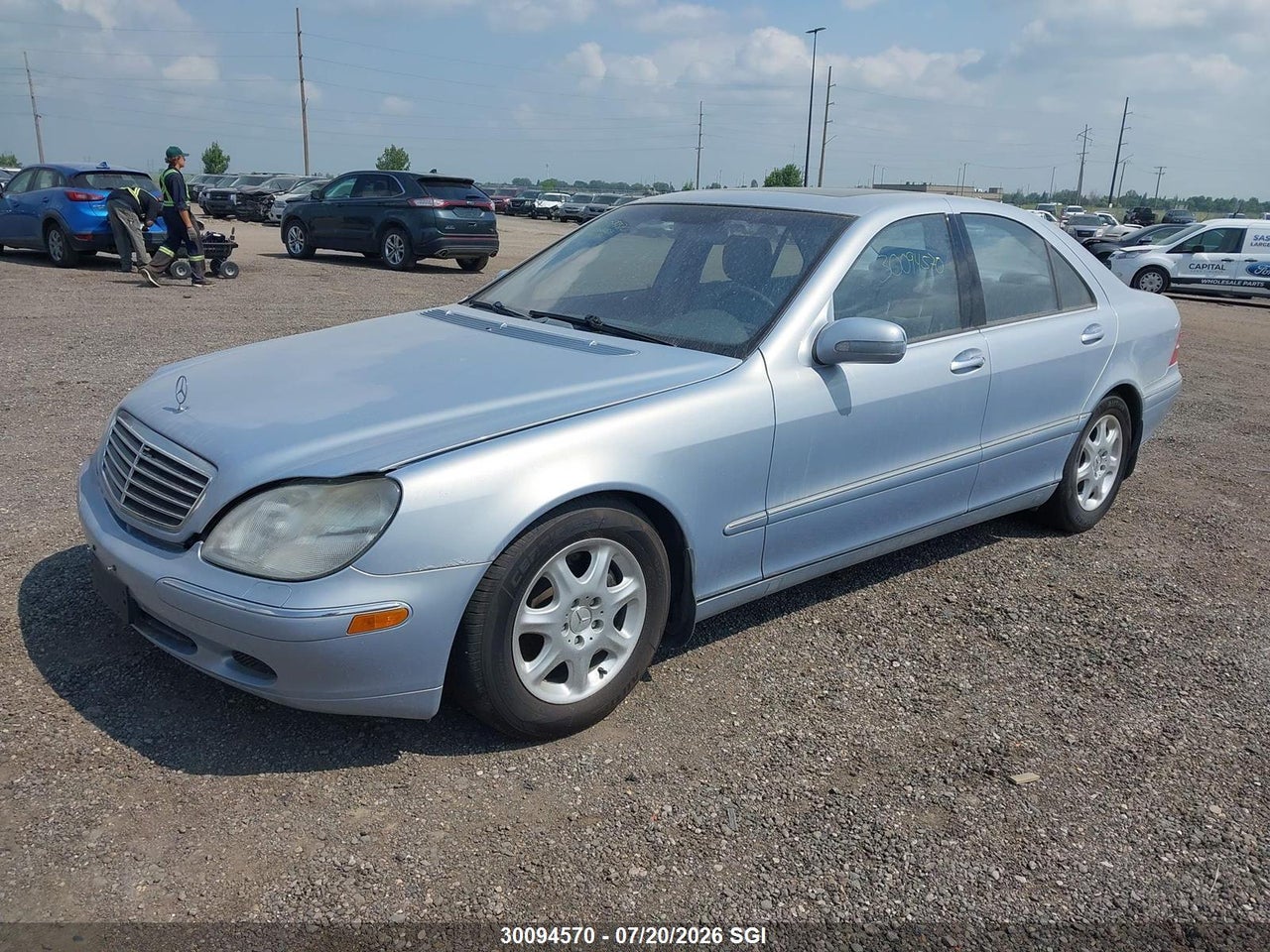 2002 MERCEDES BENZ S 430 thumbnail 3