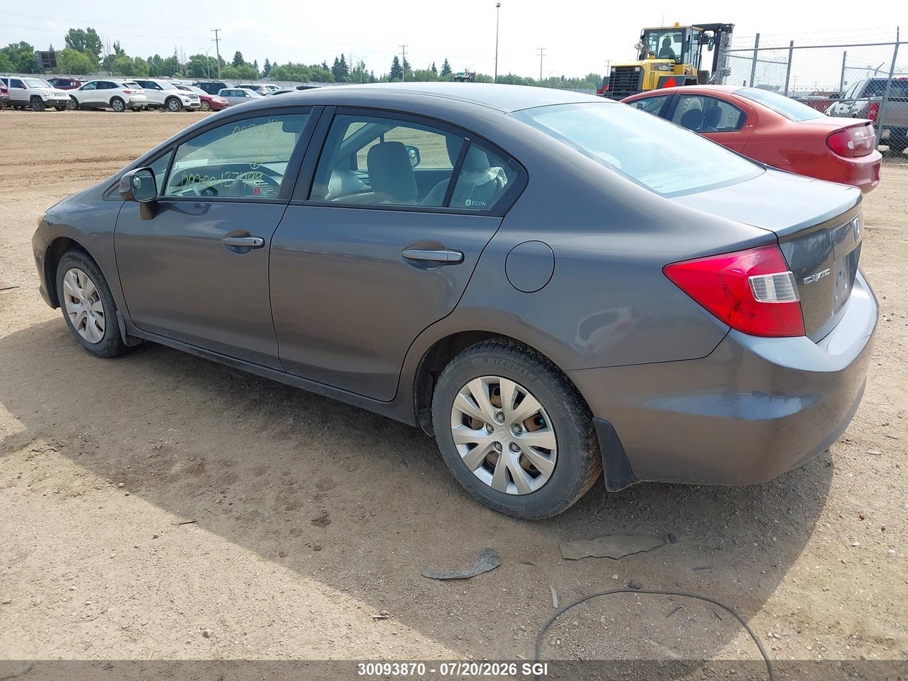 2012 HONDA CIVIC LX thumbnail 4