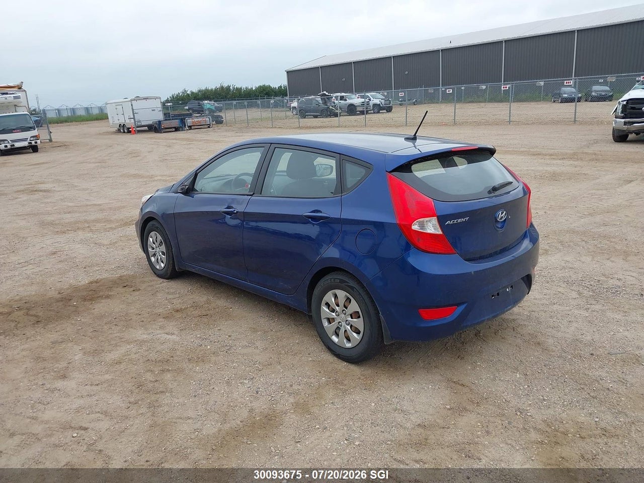 2015 HYUNDAI ACCENT GL thumbnail 4