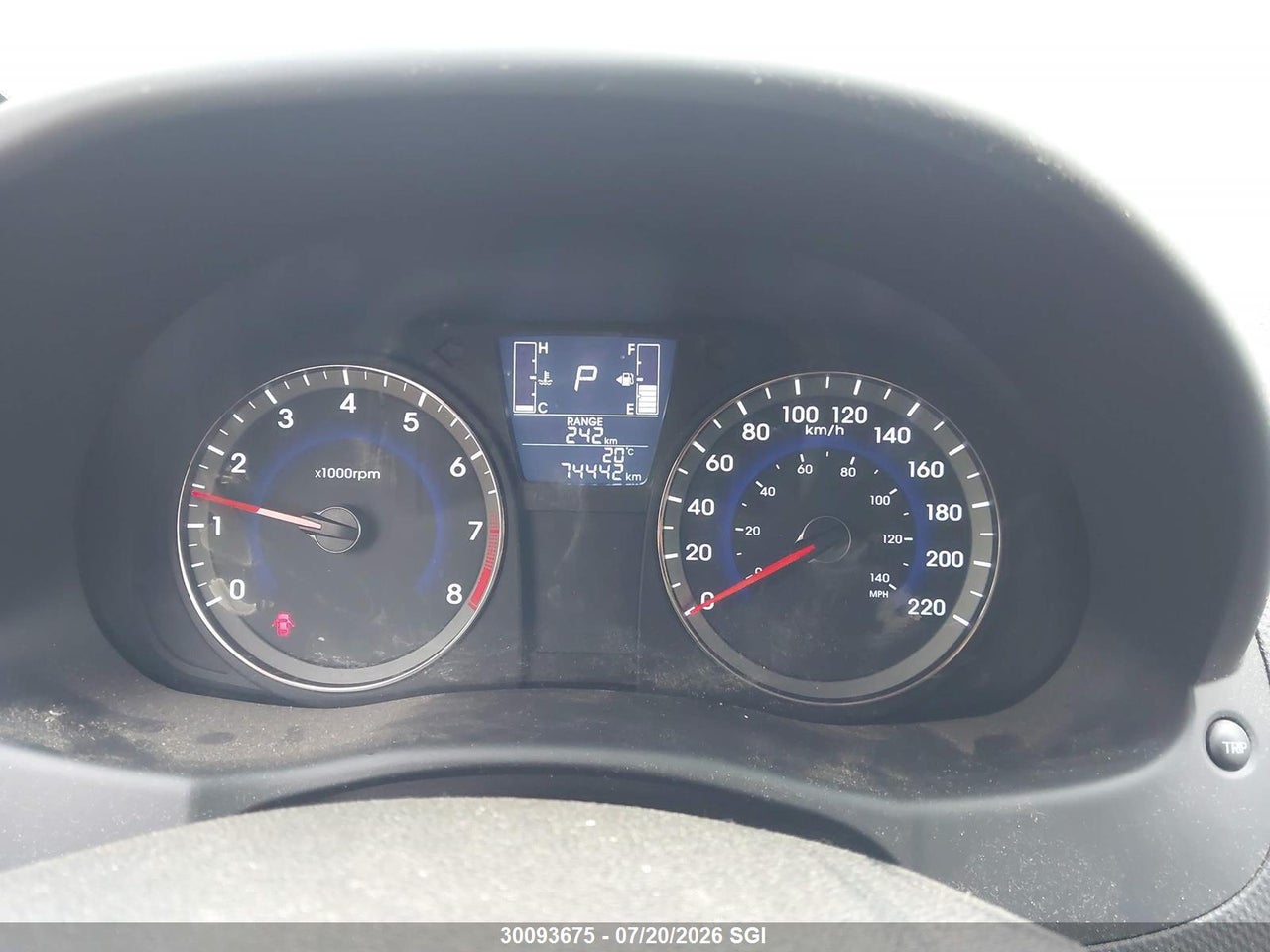 2015 HYUNDAI ACCENT GL thumbnail 8
