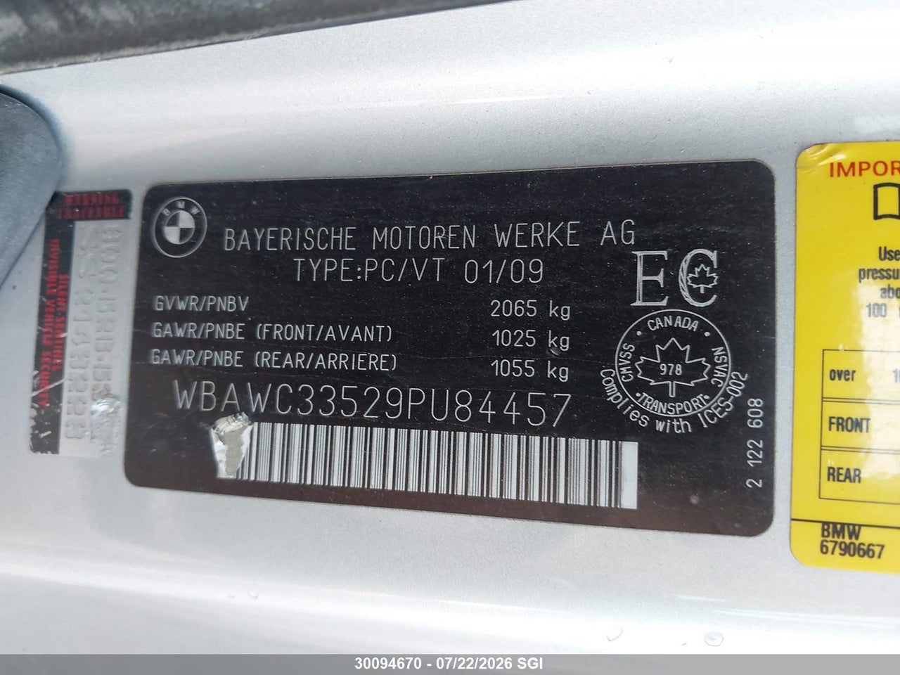 2009 BMW 328 XI thumbnail 10