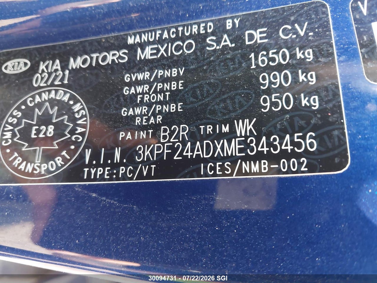 2021 KIA FORTE FE/LXS thumbnail 10