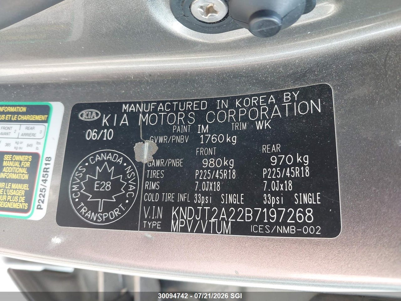 2011 KIA SOUL +/!/SPORT thumbnail 10