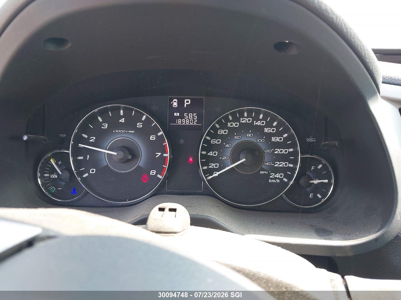 2010 SUBARU OUTBACK 2.5I LIMITED thumbnail 8