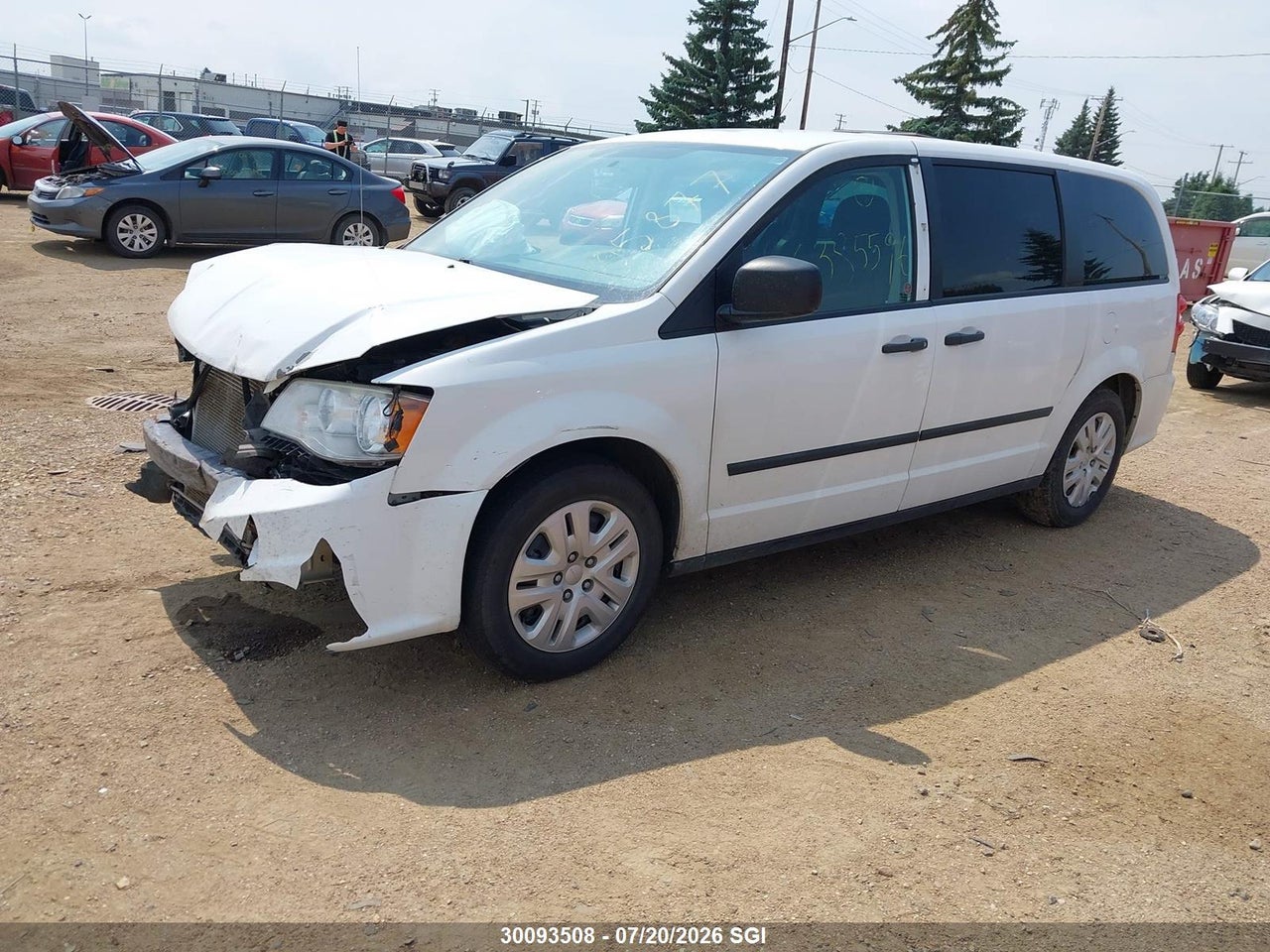 2014 DODGE GRAND CARAVAN SE thumbnail 3