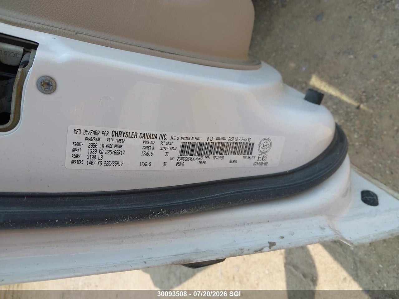 2014 DODGE GRAND CARAVAN SE thumbnail 10