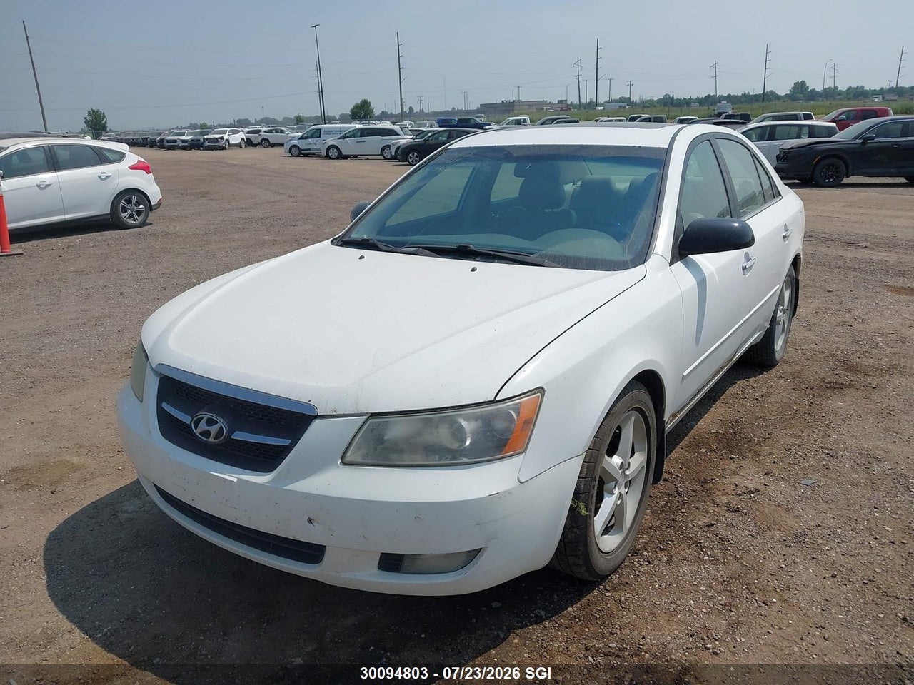 2008 HYUNDAI SONATA GLS thumbnail 3