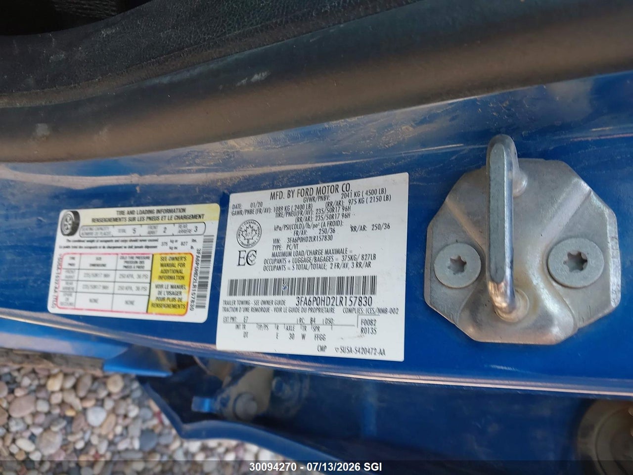 2020 FORD FUSION SE thumbnail 10