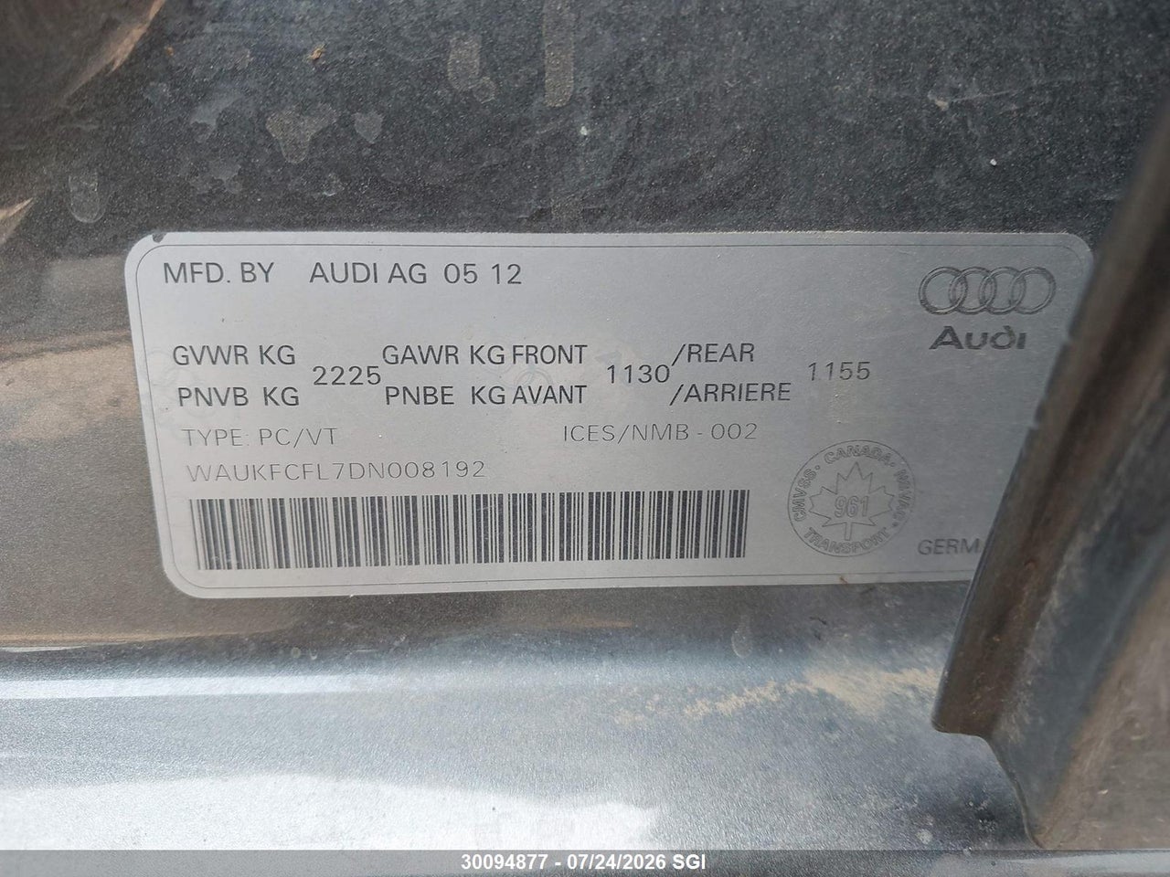 2013 AUDI A4 PRESTIGE thumbnail 10